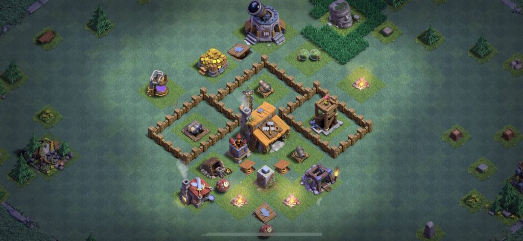 Builder Hall Level 3 Anti 2 Stars Base Clash of Clans 2025 BH3 (#2)