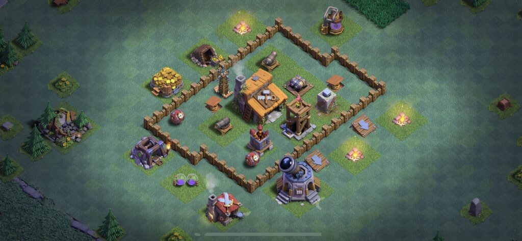 Builder Hall Level 3 Anti 2 Stars Base Clash of Clans 2025 BH3 (#5)