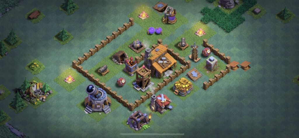 Top Builder Hall 3 Base Plan Anti 2 Stars - Clash of Clans 2025 - BH3 - (#11)