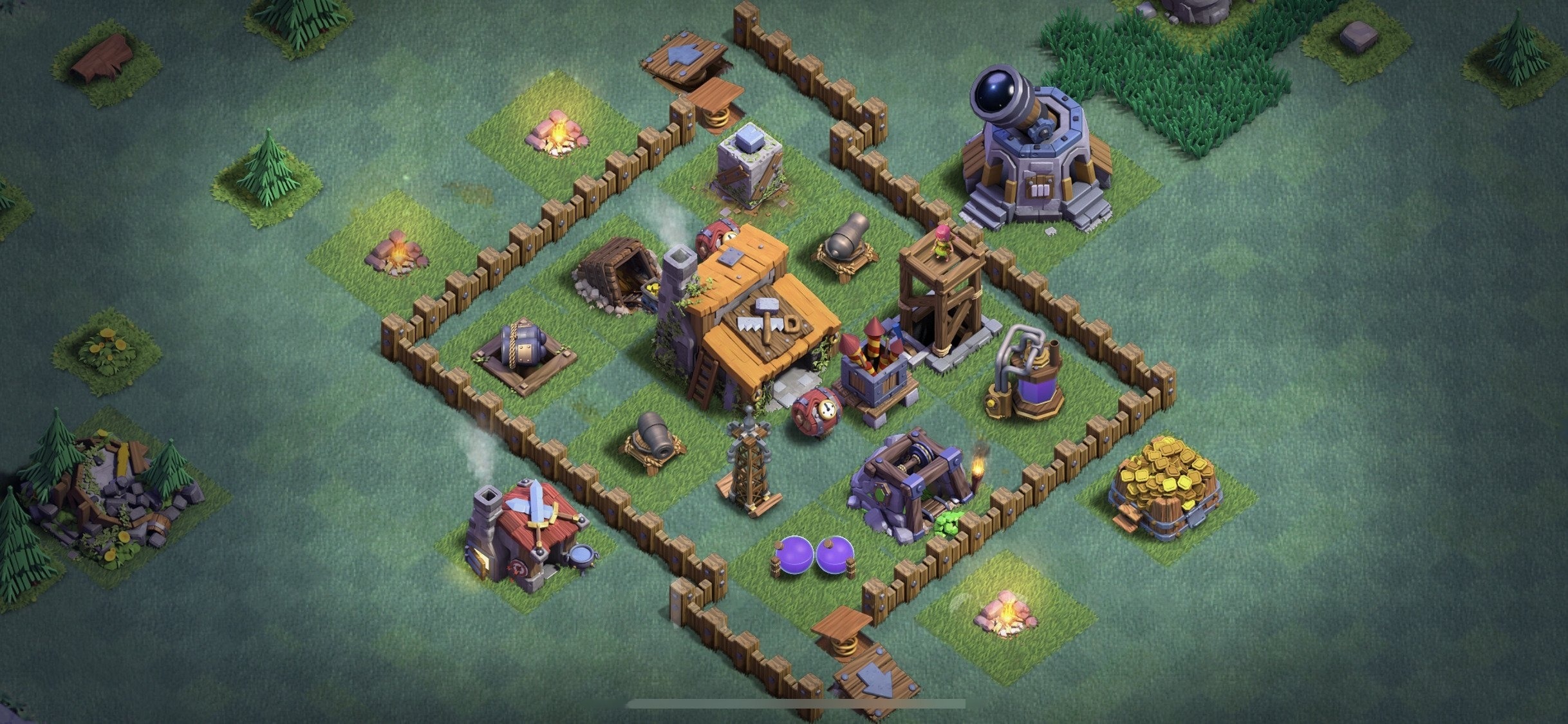 Top Builder Hall 3 Base Plan Anti 2 Stars - Clash of Clans 2025 - BH3 - (#12)