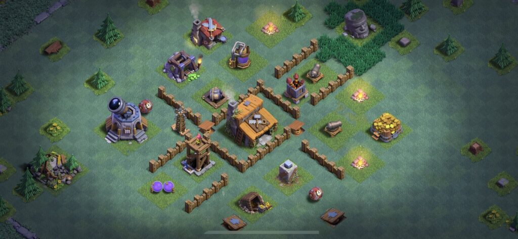 Top Builder Hall 3 Base Plan Anti 2 Stars - Clash of Clans 2025 - BH3 - (#13)