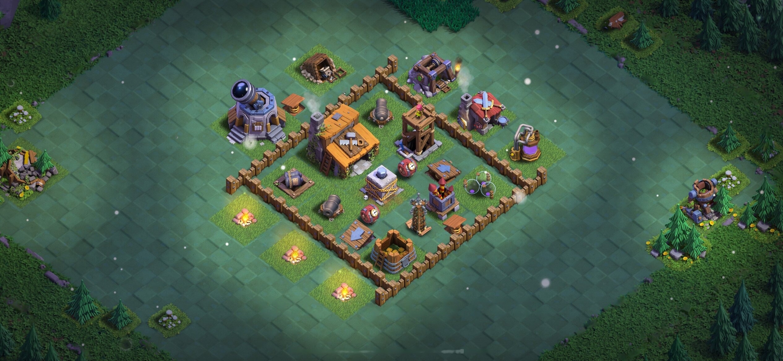 Top Builder Hall 3 Base Plan Anti 2 Stars - Clash of Clans 2025 - BH3 - (#17)