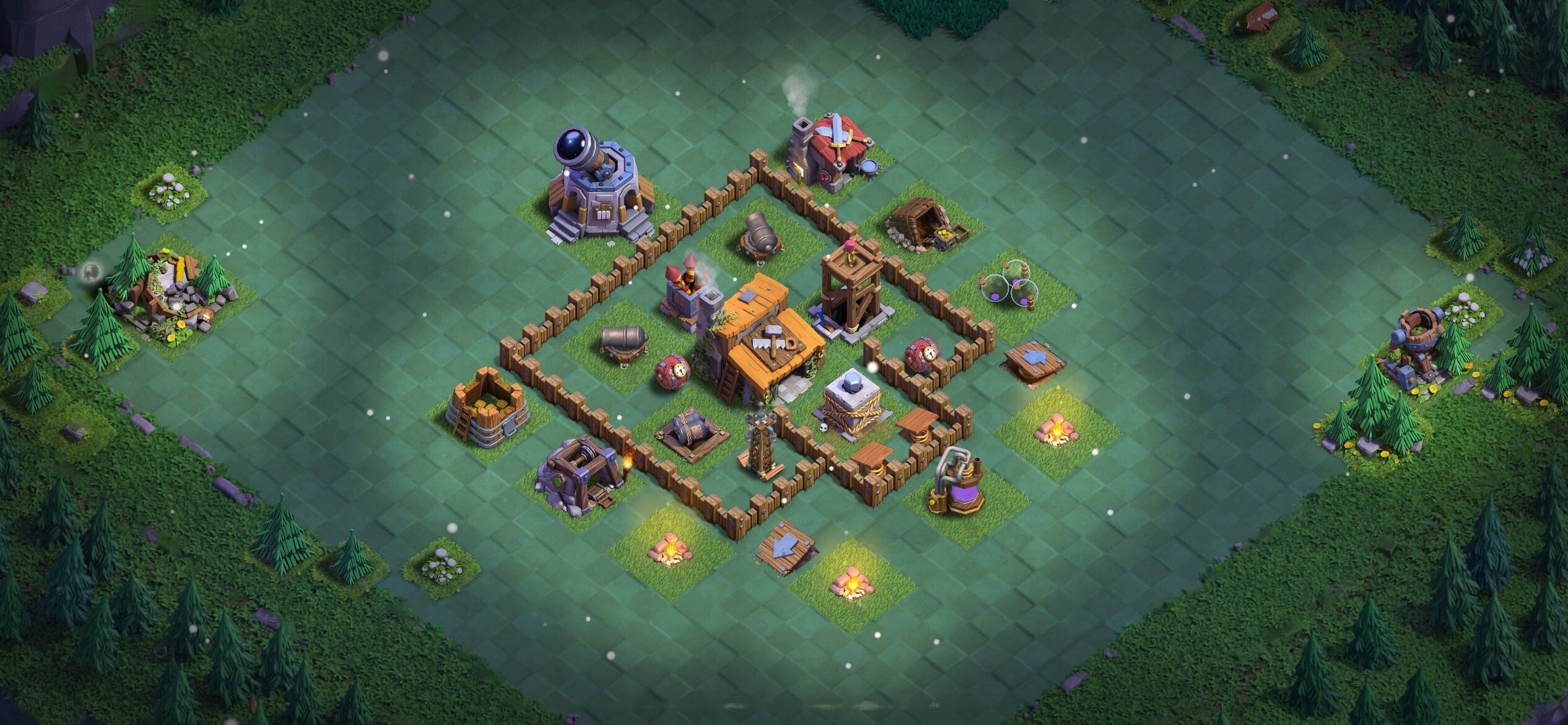 Top Builder Hall 3 Base Plan Anti 2 Stars - Clash of Clans 2025 - BH3 - (#19)