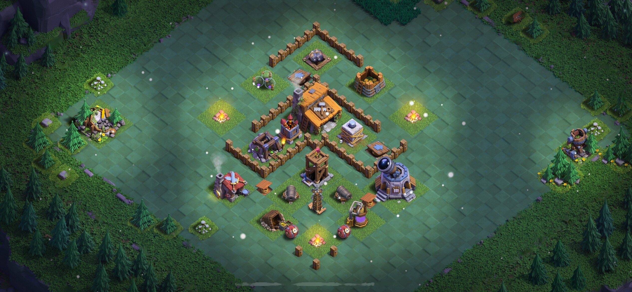 Top Builder Hall 3 Base Plan Anti 2 Stars - Clash of Clans 2025 - BH3 - (#21)