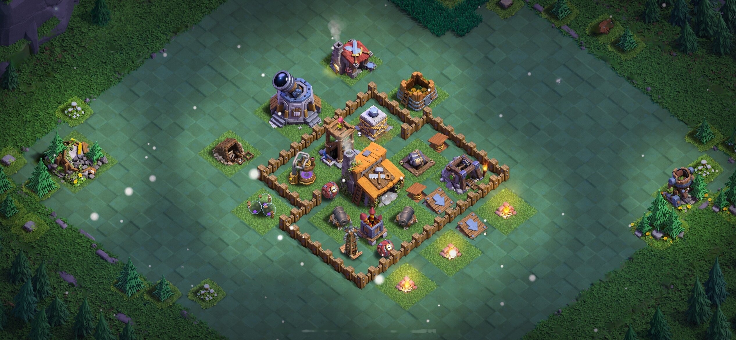 Top Builder Hall 3 Base Plan Anti 2 Stars - Clash of Clans 2025 - BH3 - (#22)