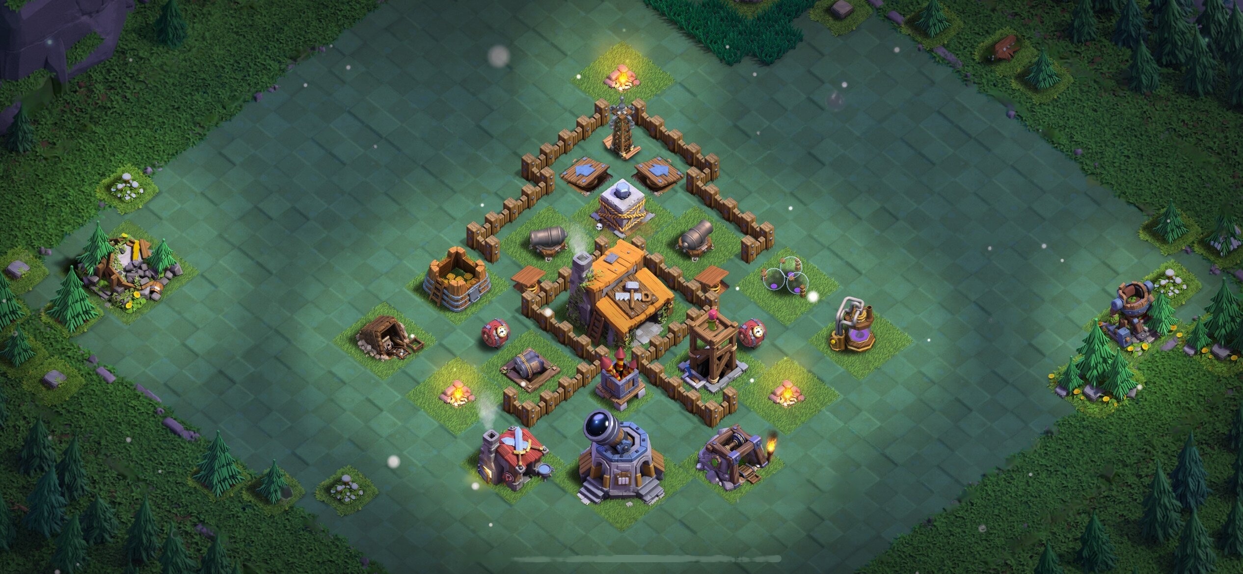 Top Builder Hall 3 Base Plan Anti 2 Stars - Clash of Clans 2025 - BH3 - (#26)