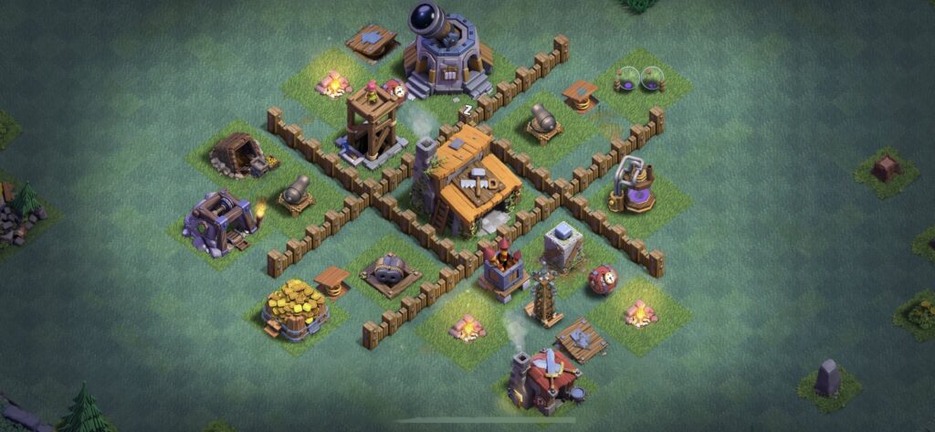 Top Builder Hall 3 Base Plan Anti 2 Stars - Clash of Clans 2025 - BH3 - (#9)