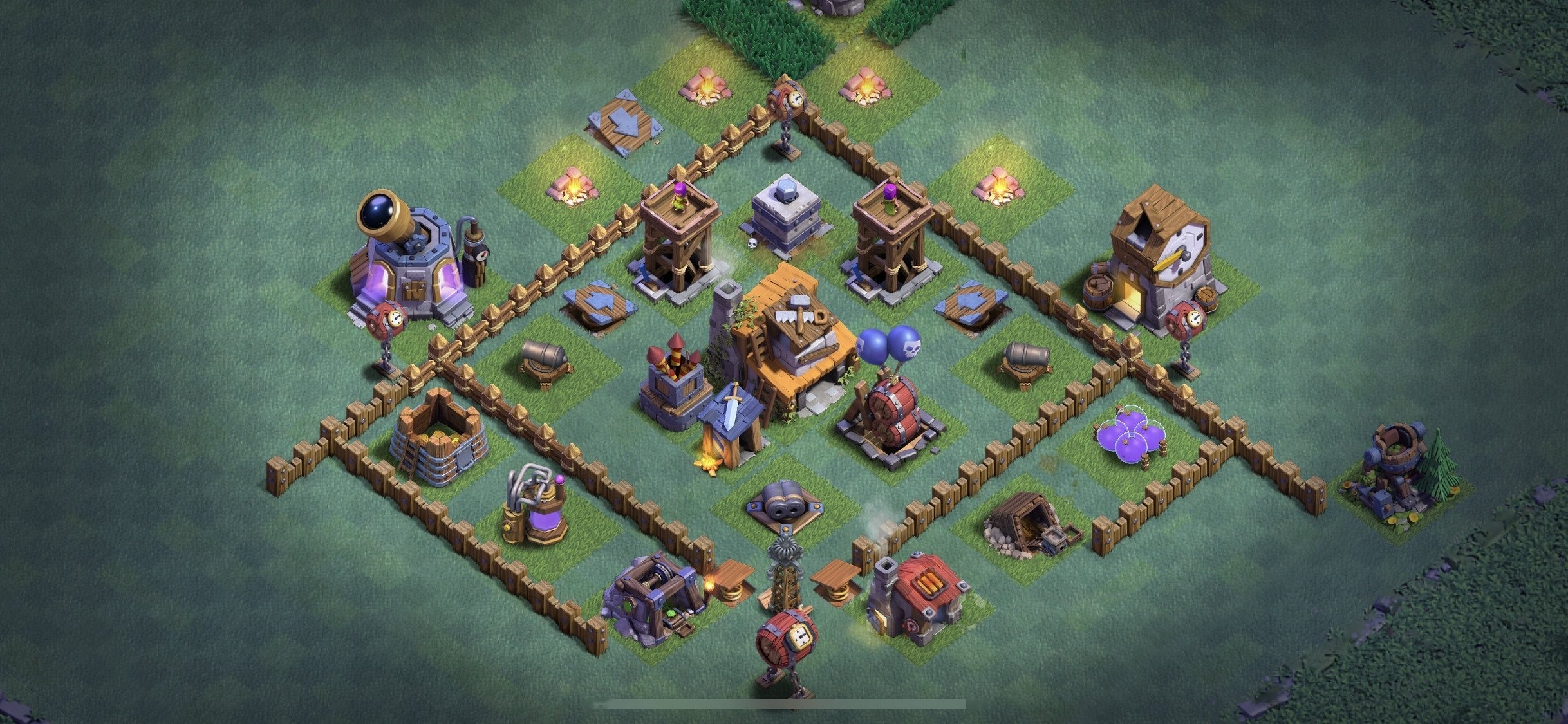 BH4 Base - Top Builder Hall 4 Base Plan Anti 2 Stars (#9) - Clash of Clans 2025