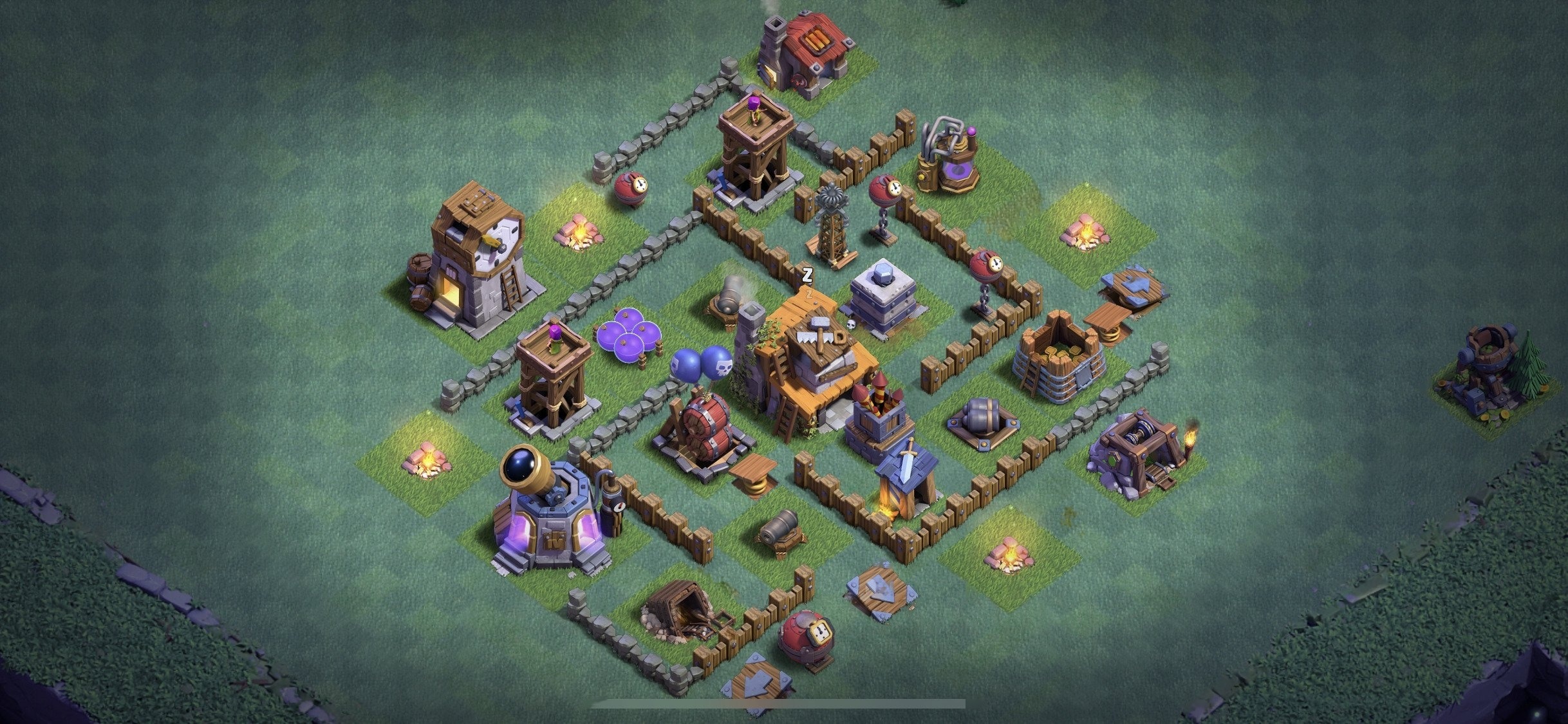 BH4 Base - Top Builder Hall 4 Base Plan Anti 2 Stars (#12) - Clash of Clans 2025