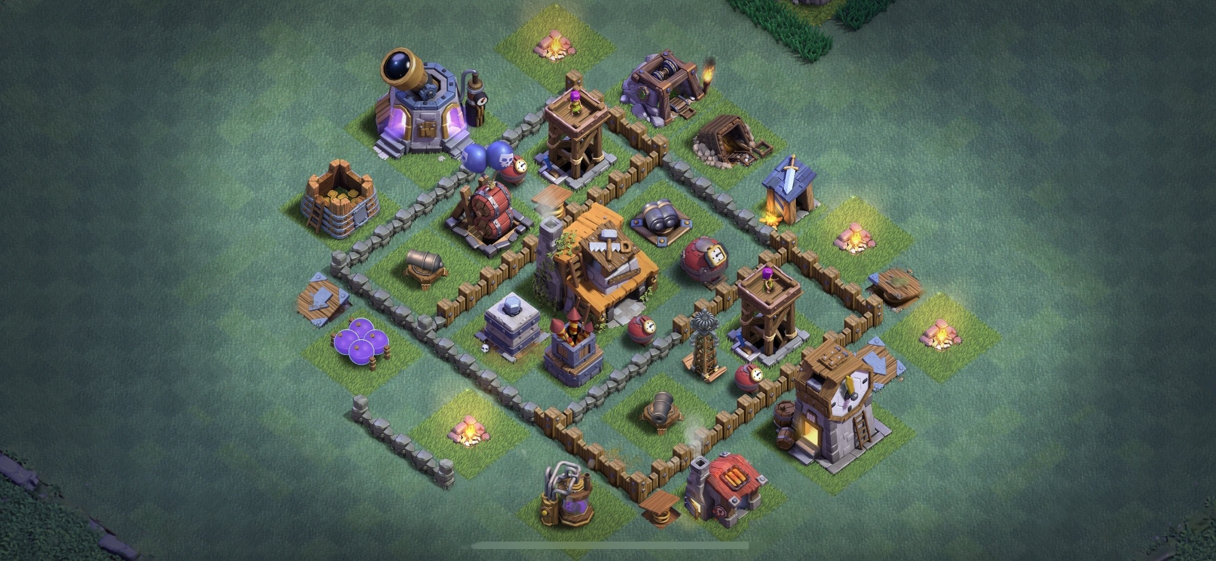 BH4 Base - Top Builder Hall 4 Base Plan Anti 2 Stars (#13) - Clash of Clans 2025
