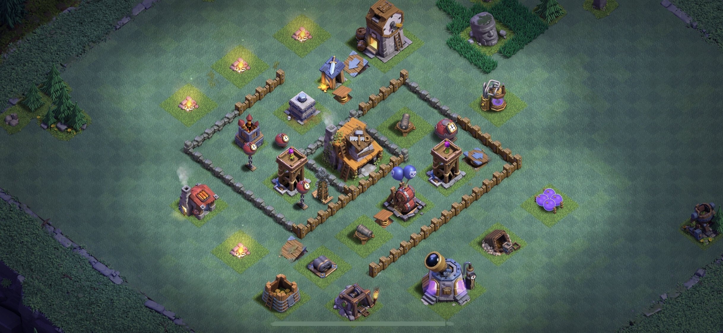 BH4 Base - Top Builder Hall 4 Base Plan Anti 2 Stars (#15) - Clash of Clans 2025