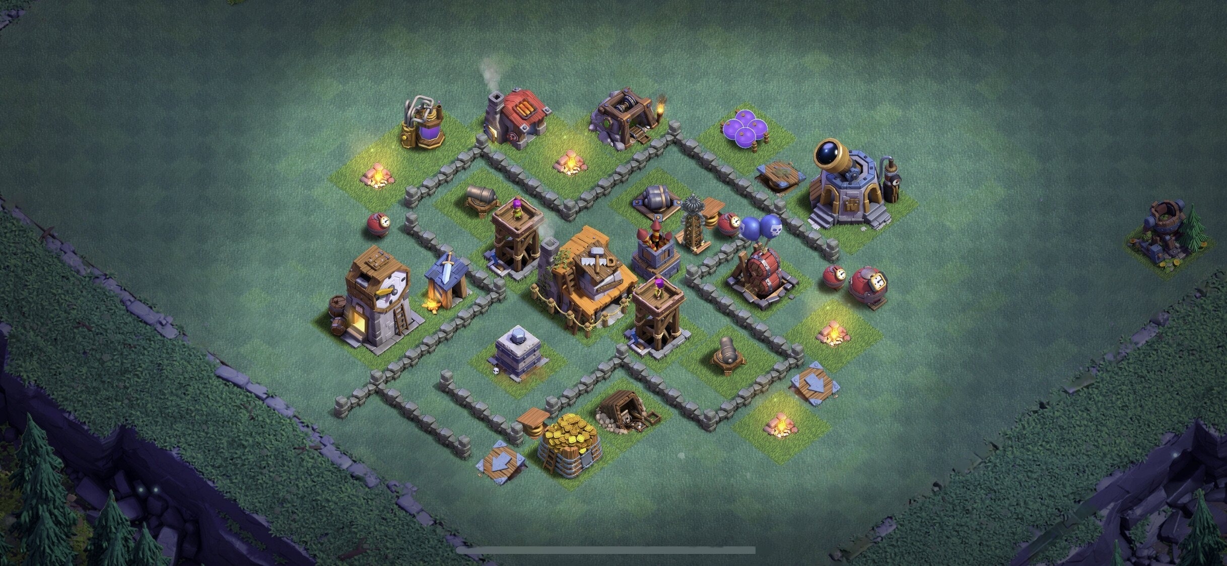 BH4 Base - Top Builder Hall 4 Base Plan Anti 2 Stars (#17) - Clash of Clans 2025