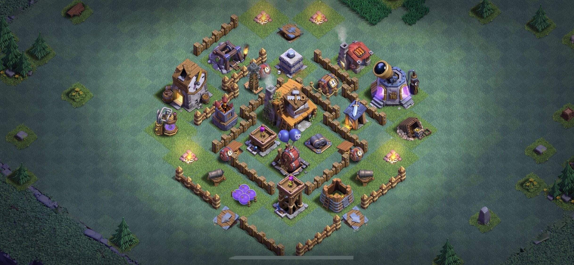 BH4 Base - Top Builder Hall 4 Base Plan Anti 2 Stars (#1) - Clash of Clans 2025