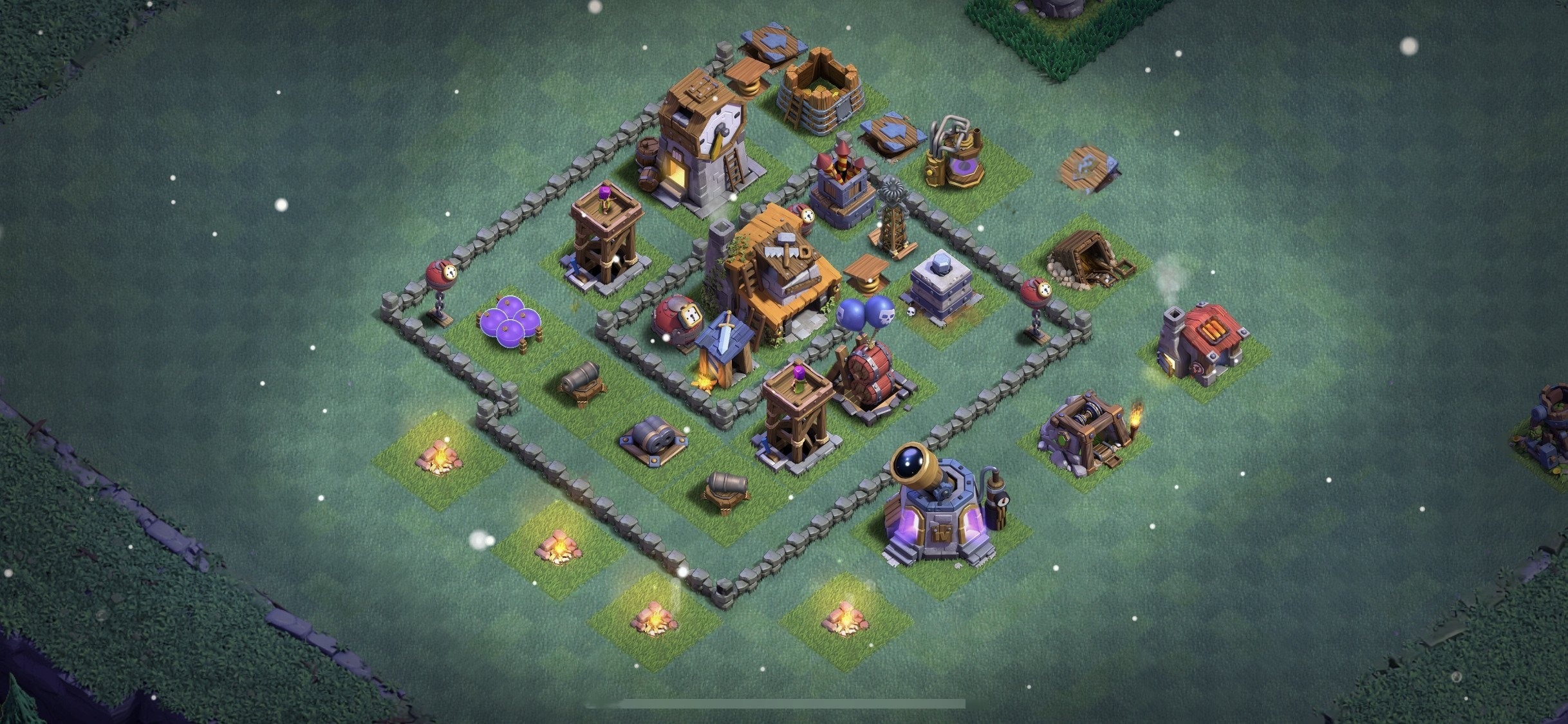 BH4 Base - Top Builder Hall 4 Base Plan Anti 2 Stars (#19) - Clash of Clans 2025