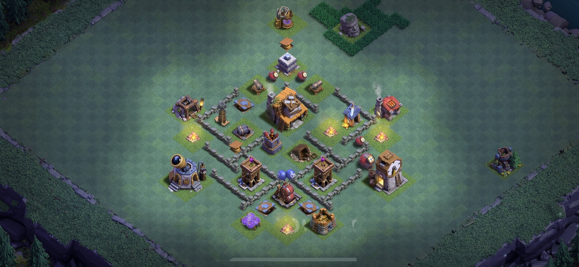 BH4 Base - Top Builder Hall 4 Base Plan Anti 2 Stars (#23) - Clash of Clans 2025