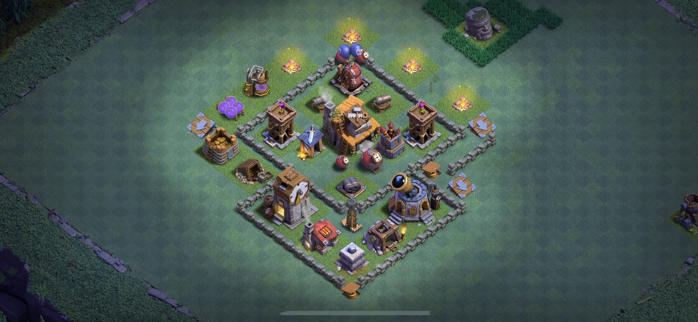 BH4 Base - Top Builder Hall 4 Base Plan Anti 2 Stars (#26) - Clash of Clans 2025