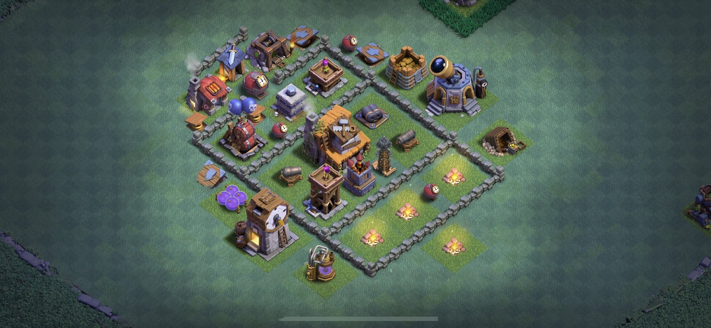 BH4 Base - Top Builder Hall 4 Base Plan Anti 2 Stars (#25) - Clash of Clans 2025