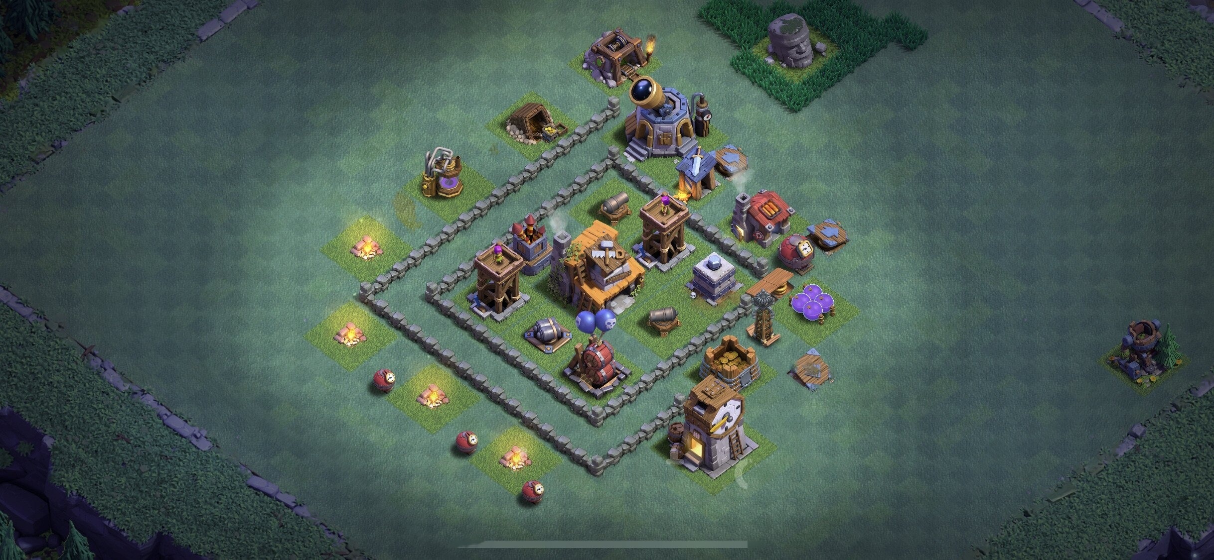 BH4 Base - Top Builder Hall 4 Base Plan Anti 2 Stars (#28) - Clash of Clans 2025