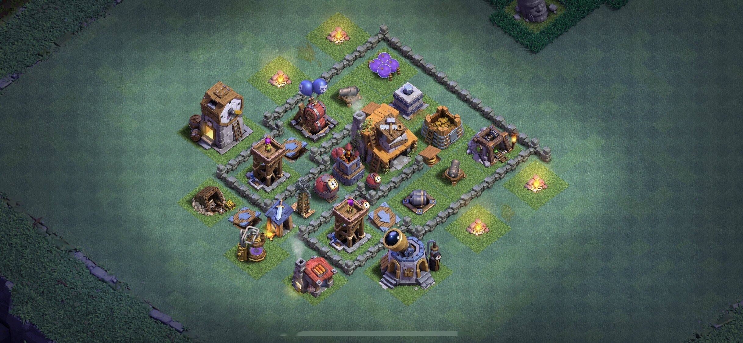 BH4 Base - Top Builder Hall 4 Base Plan Anti 2 Stars (#29) - Clash of Clans 2025