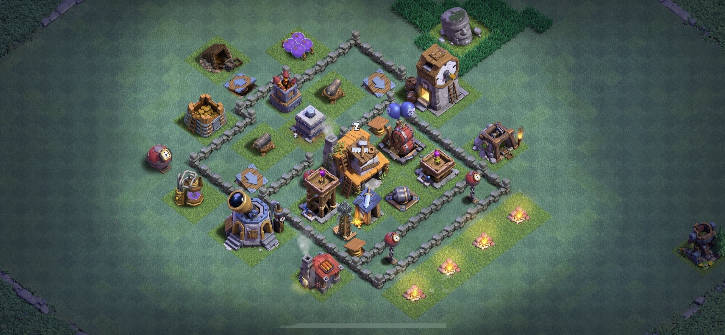 BH4 Base - Top Builder Hall 4 Base Plan Anti 2 Stars (#32) - Clash of Clans 2025