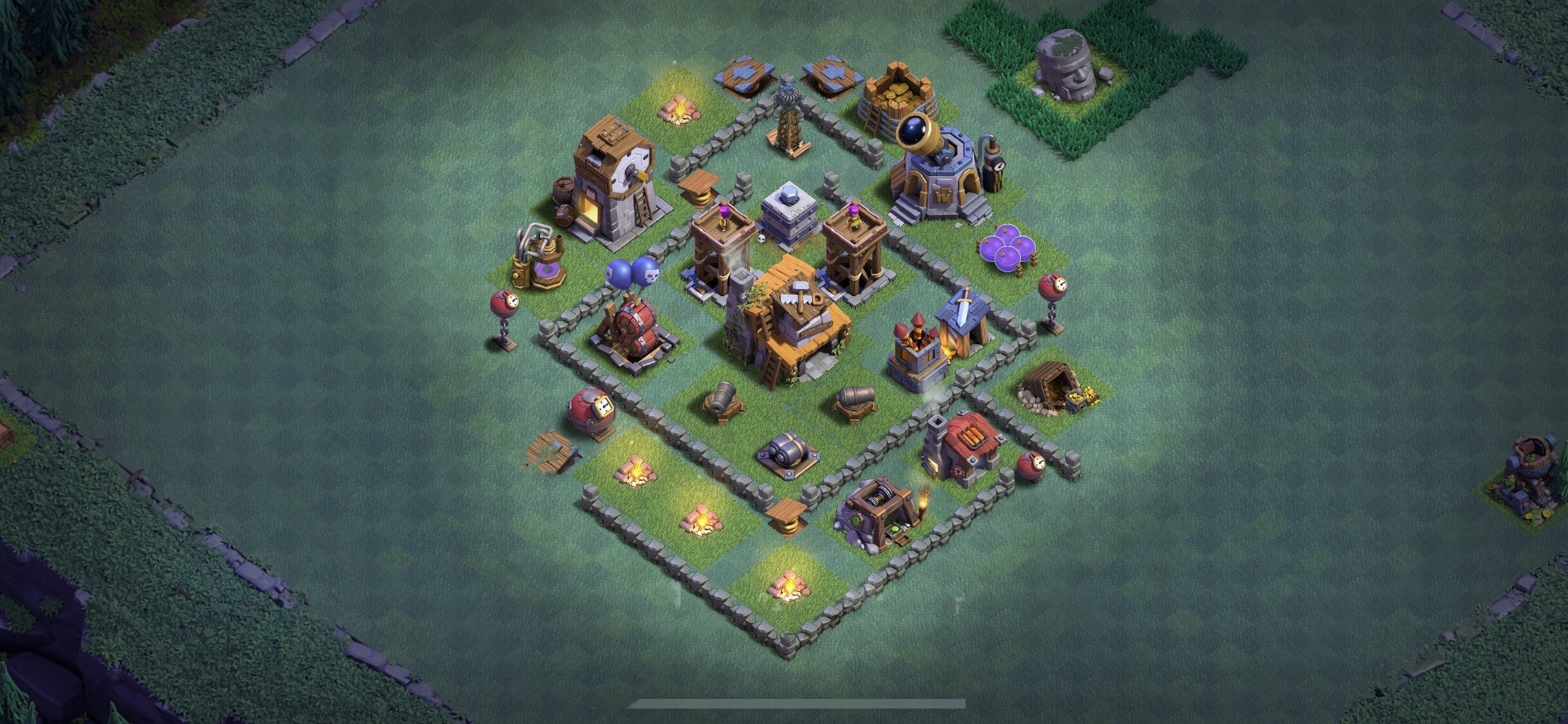 BH4 Base - Top Builder Hall 4 Base Plan Anti 2 Stars (#34) - Clash of Clans 2025