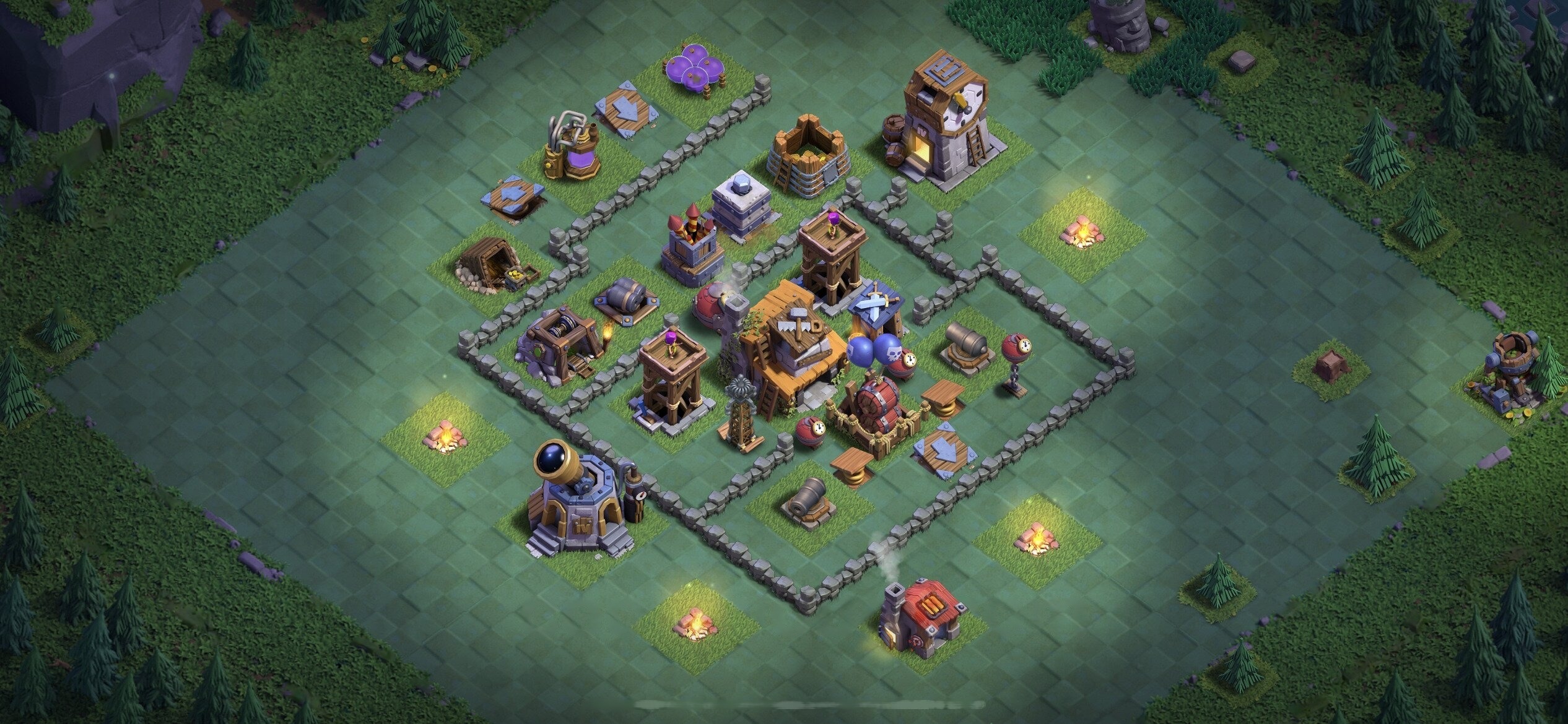 BH4 Base - Top Builder Hall 4 Base Plan Anti 2 Stars (#36) - Clash of Clans 2025