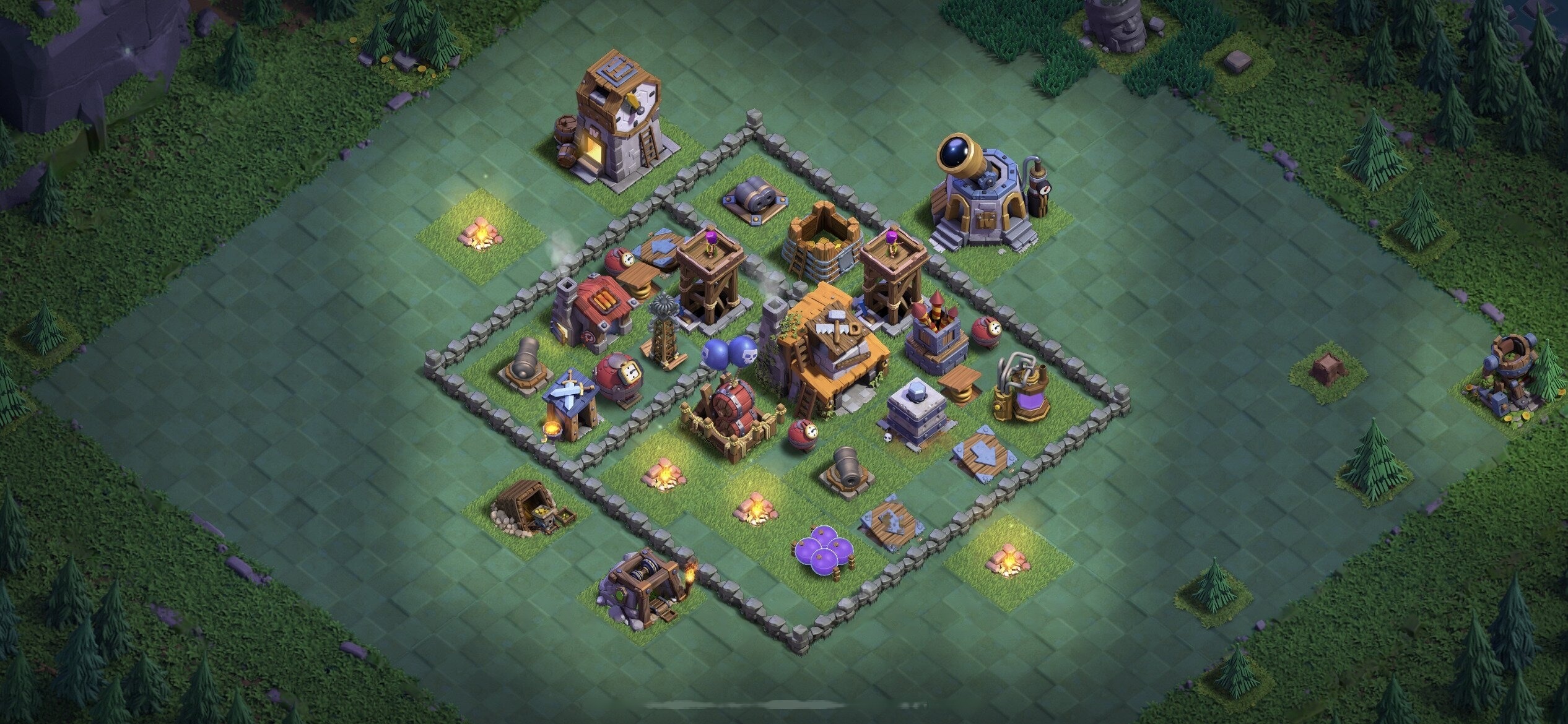 BH4 Base - Top Builder Hall 4 Base Plan Anti 2 Stars (#37) - Clash of Clans 2025
