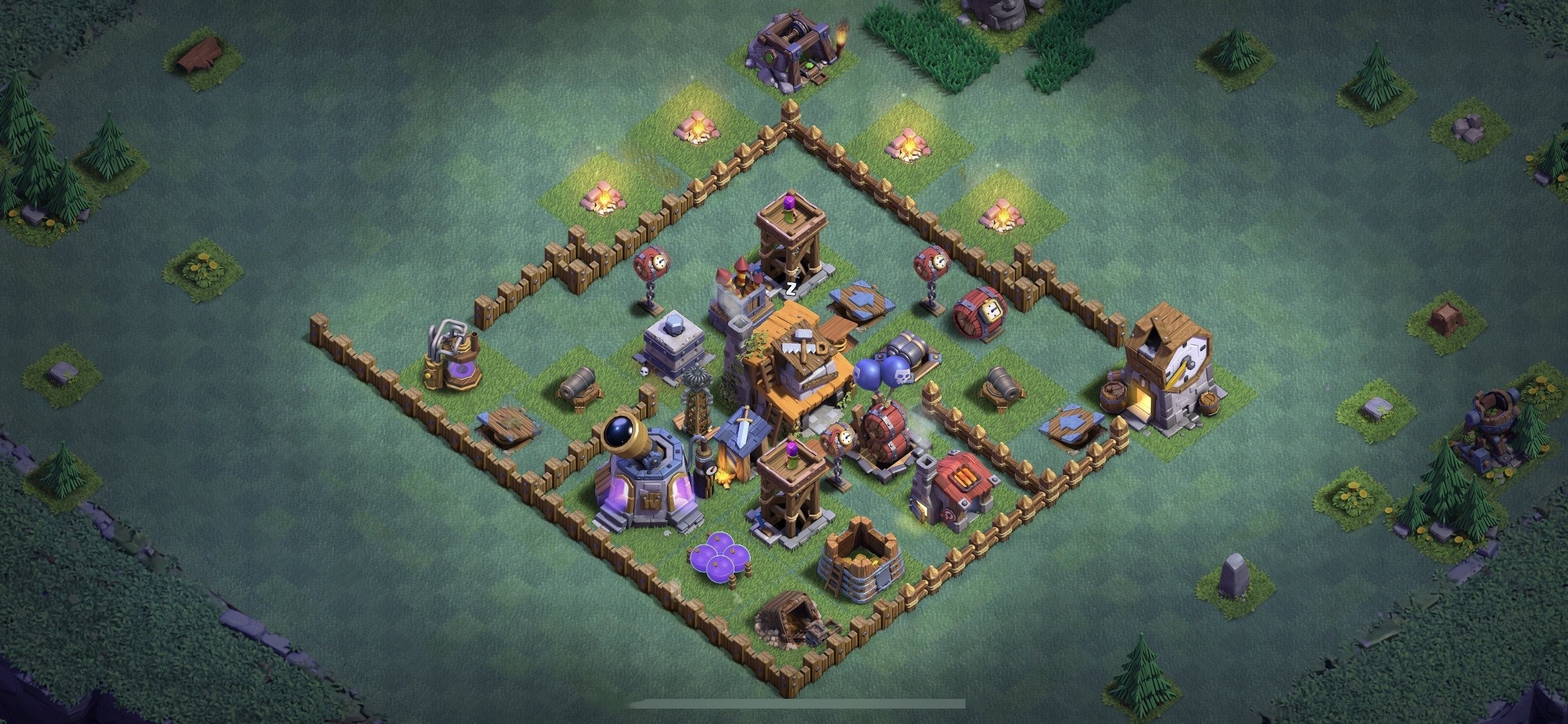 BH4 Base - Top Builder Hall 4 Base Plan Anti 2 Stars (#3) - Clash of Clans 2025