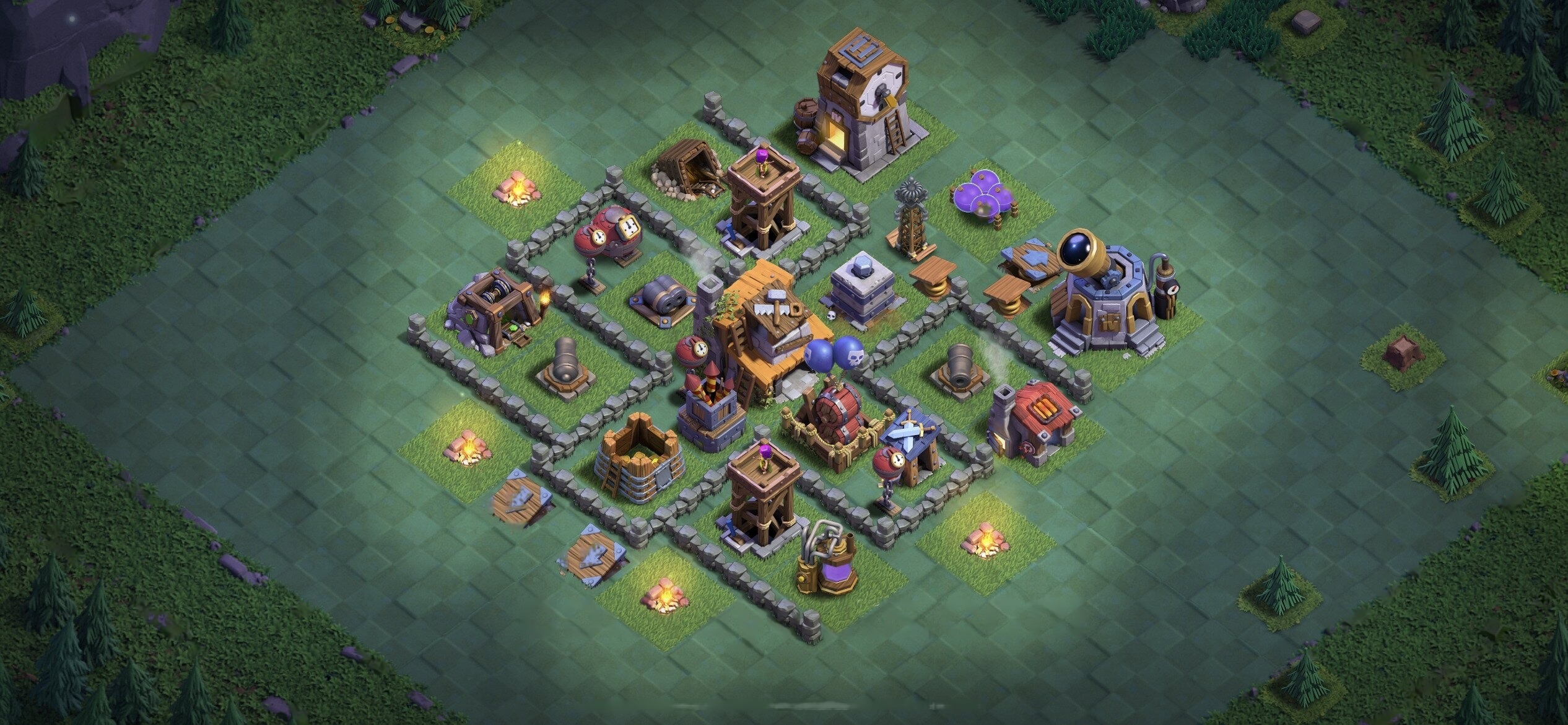 BH4 Base - Top Builder Hall 4 Base Plan Anti 2 Stars (#39) - Clash of Clans 2025