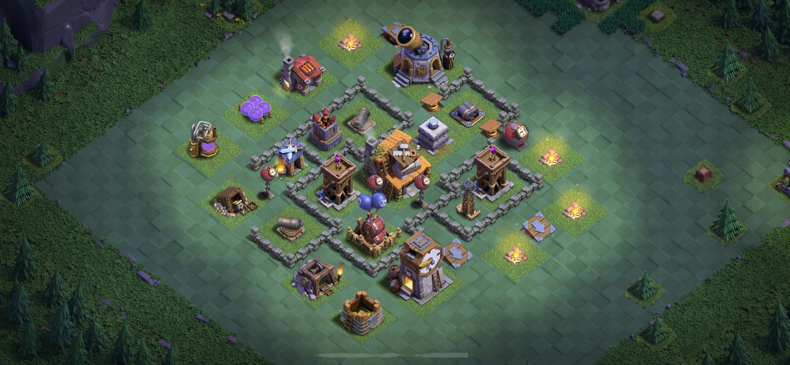 BH4 Base - Top Builder Hall 4 Base Plan Anti 2 Stars (#42) - Clash of Clans 2025