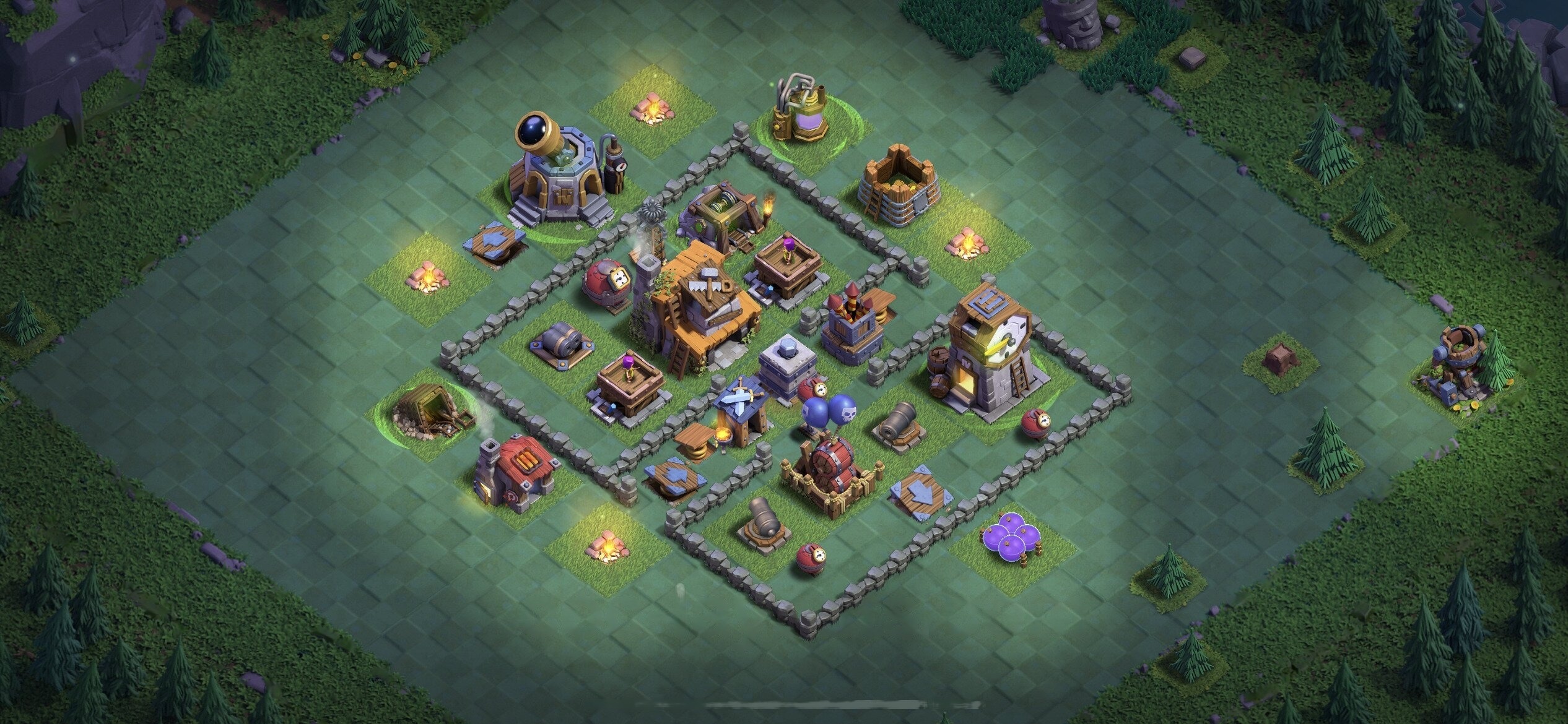 BH4 Base - Top Builder Hall 4 Base Plan Anti 2 Stars (#41) - Clash of Clans 2025