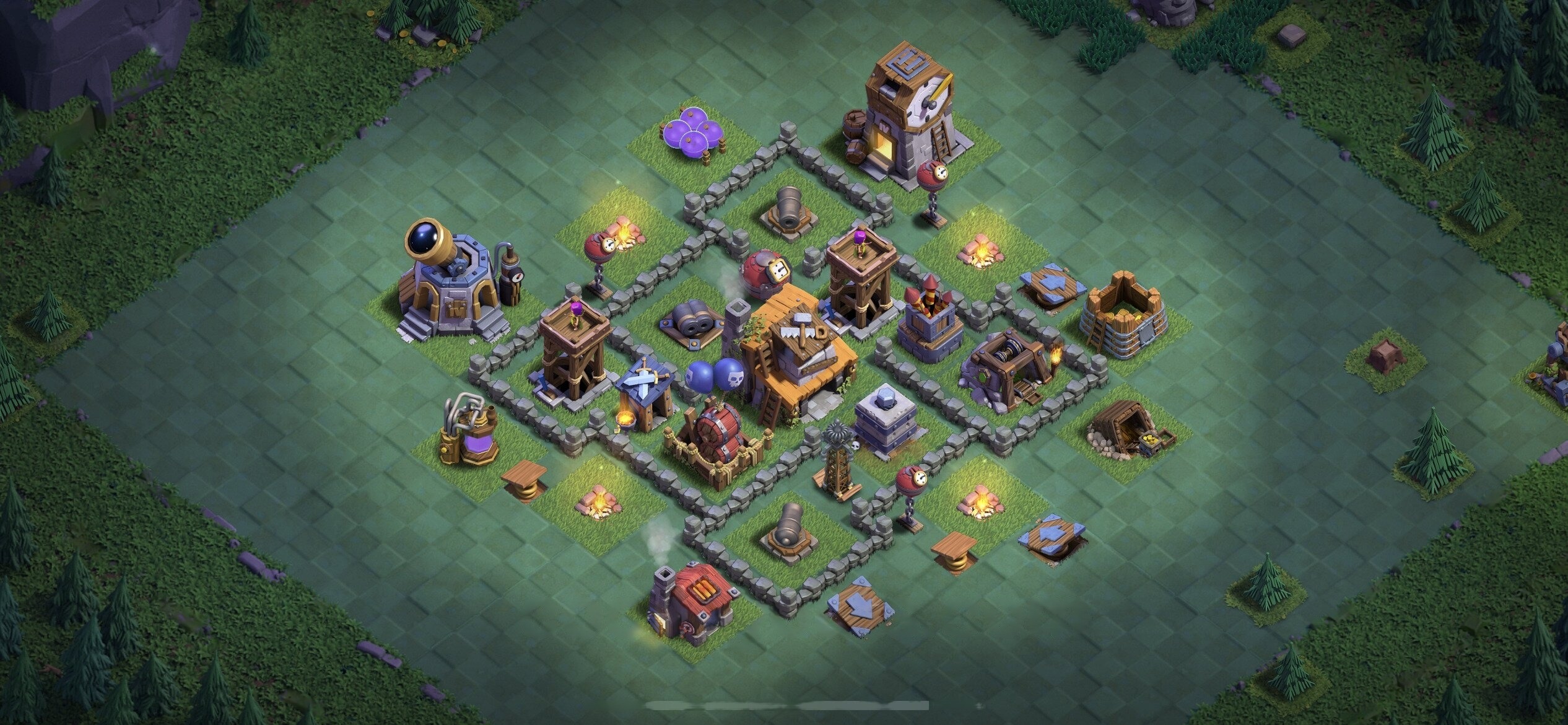 BH4 Base - Top Builder Hall 4 Base Plan Anti 2 Stars (#44) - Clash of Clans 2025