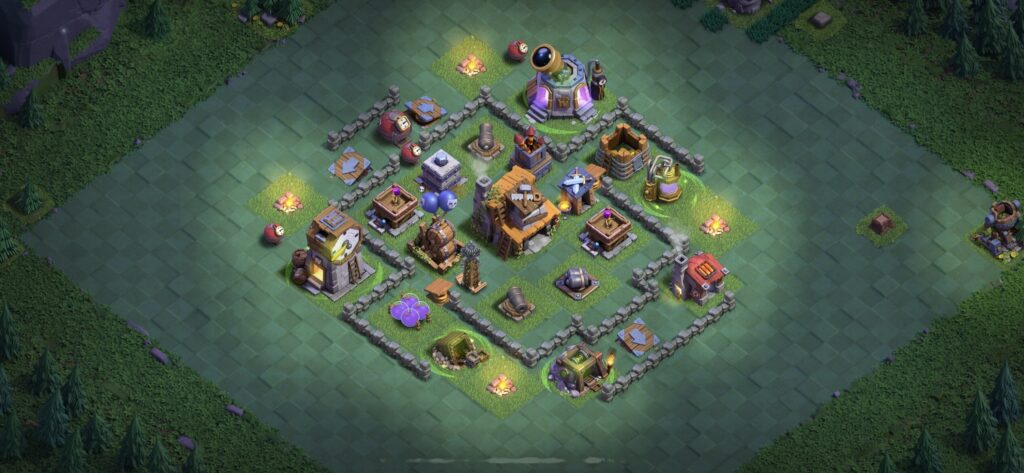 BH4 Base - Top Builder Hall 4 Base Plan Anti 2 Stars (#43) - Clash of Clans 2025