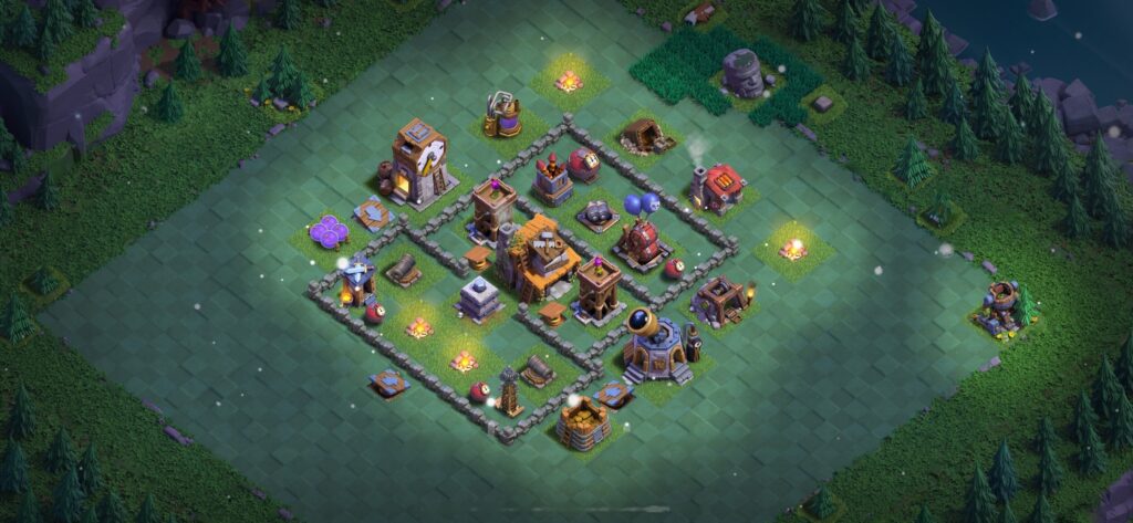 BH4 Base - Top Builder Hall 4 Base Plan Anti 2 Stars (#45) - Clash of Clans 2025