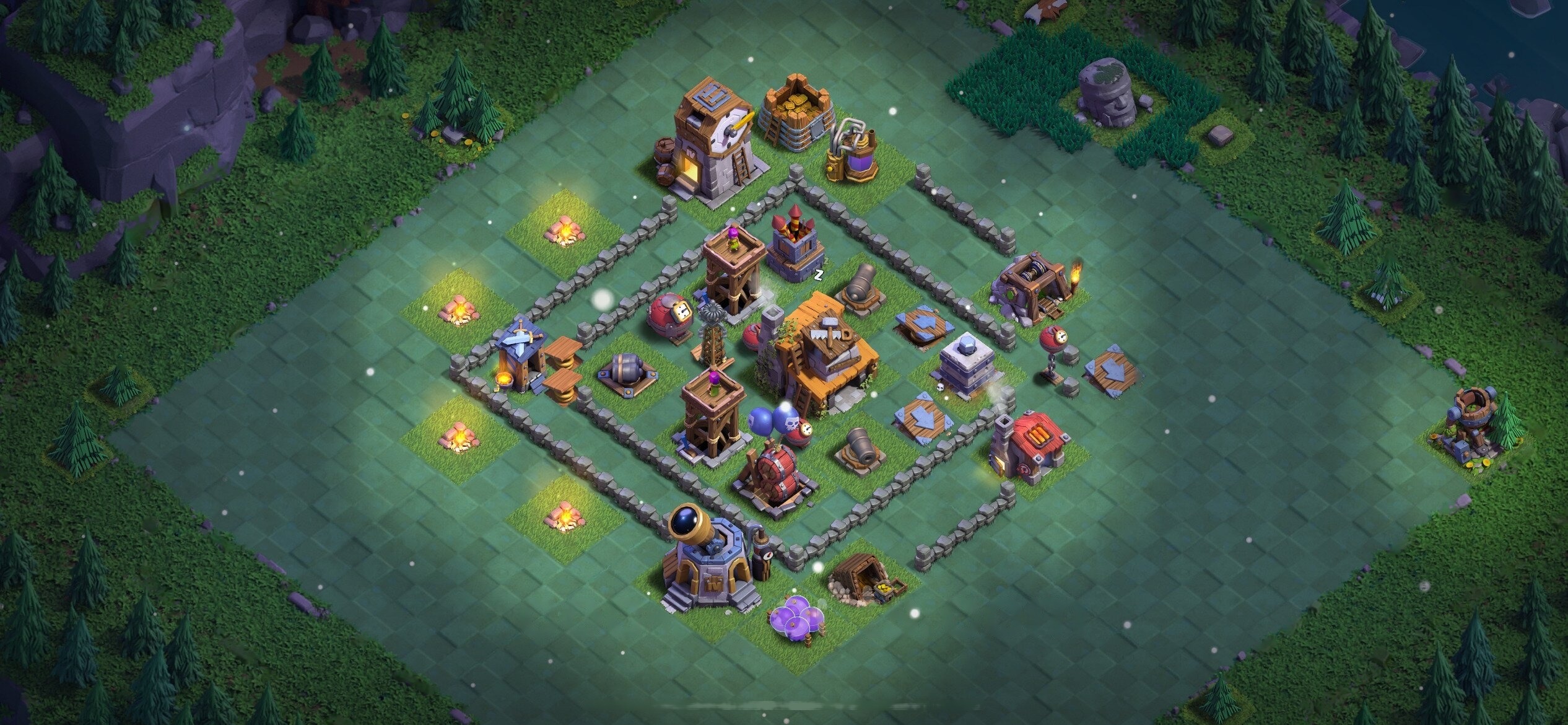 BH4 Base - Top Builder Hall 4 Base Plan Anti 2 Stars (#48) - Clash of Clans 2025