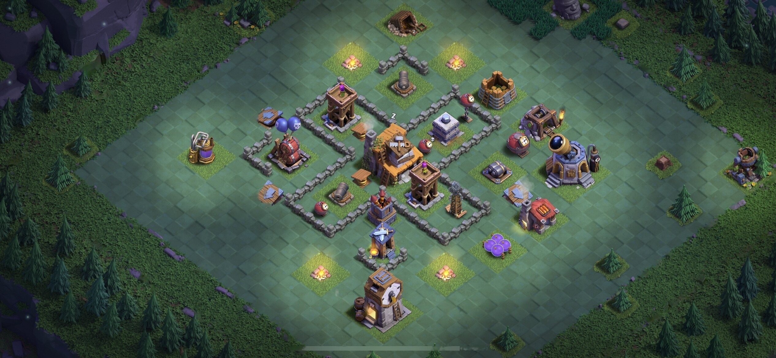 BH4 Base - Top Builder Hall 4 Base Plan Anti 2 Stars (#49) - Clash of Clans 2025