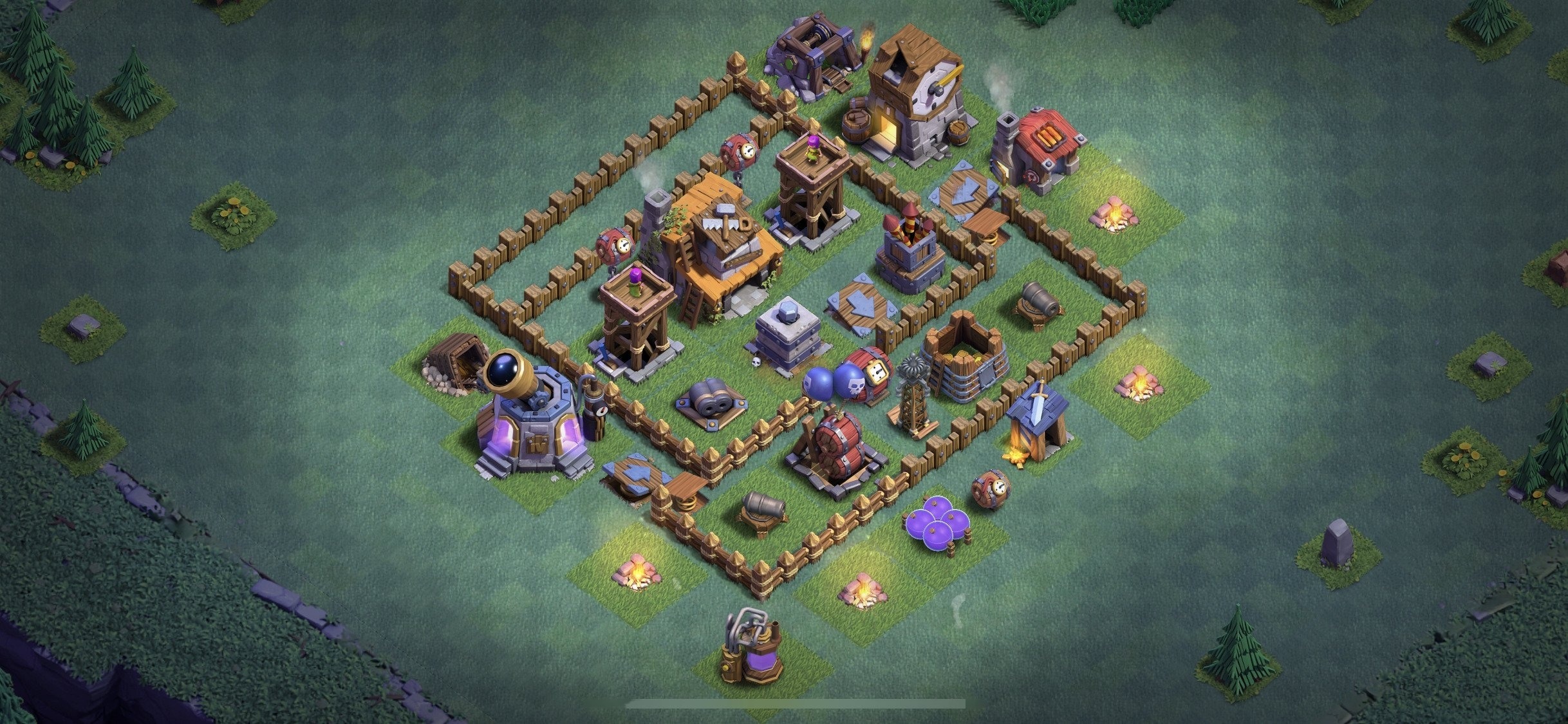 BH4 Base - Top Builder Hall 4 Base Plan Anti 2 Stars (#6) - Clash of Clans 2025