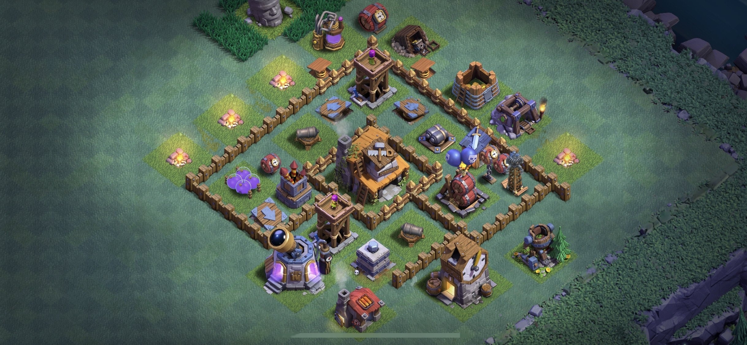 BH4 Base - Top Builder Hall 4 Base Plan Anti 2 Stars (#7) - Clash of Clans 2025