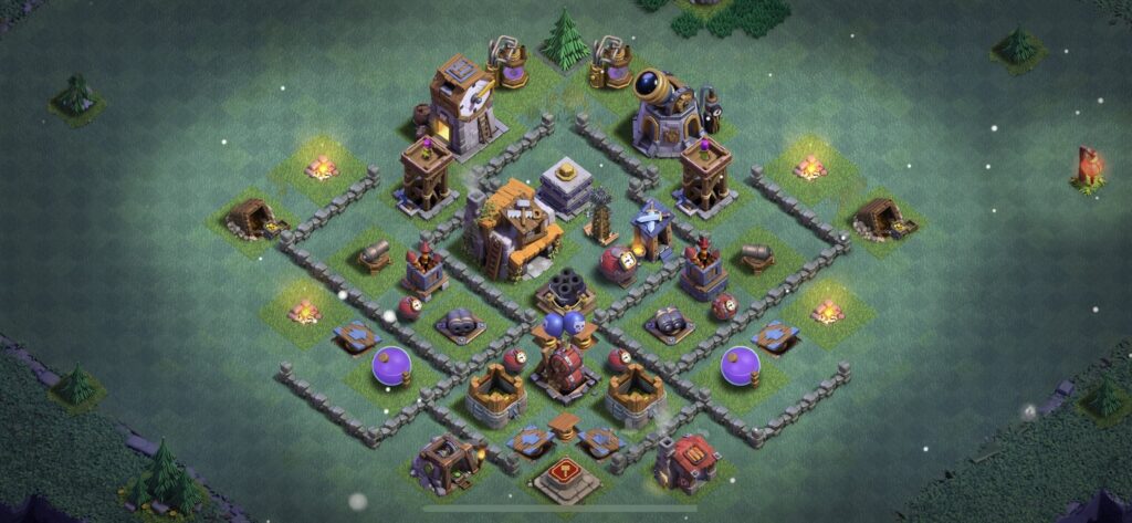 BH5 Base - Top Builder Hall 5 Base (#20) - Clash of Clans 2025