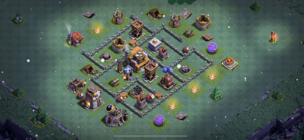 BH5 Base - Top Builder Hall 5 Base (#19) - Clash of Clans 2025