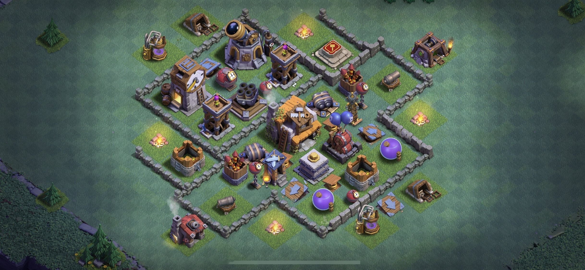 BH5 Base - Top Builder Hall 5 Base (#11) - Clash of Clans 2025