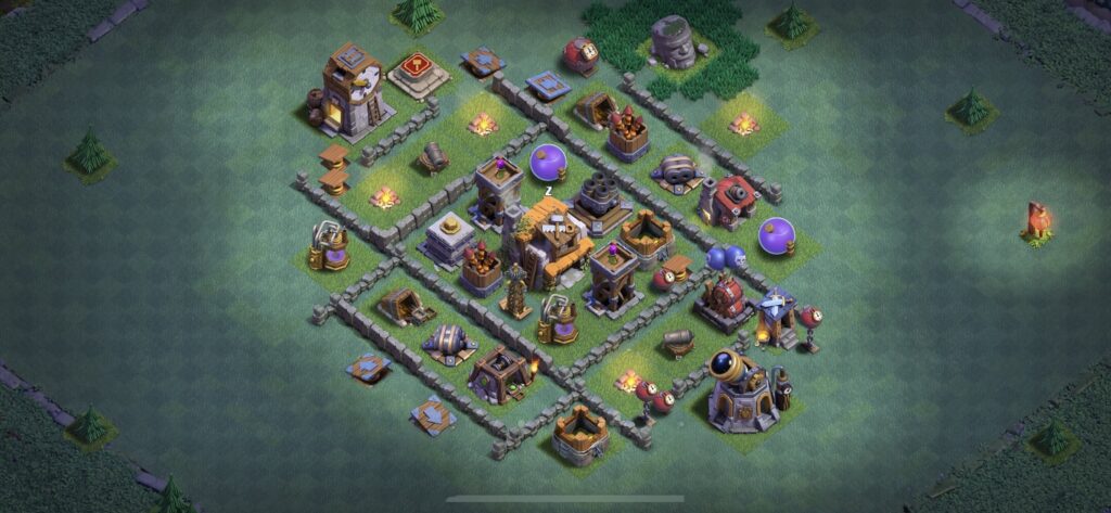 BH5 Base - Top Builder Hall 5 Base (#13) - Clash of Clans 2025
