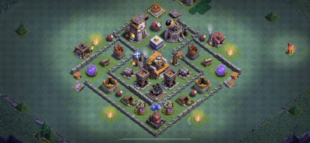 BH5 Base - Top Builder Hall 5 Base (#15) - Clash of Clans 2025