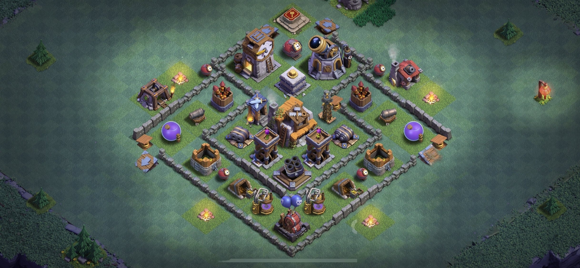 BH5 Base - Top Builder Hall 5 Base (#15) - Clash of Clans 2025