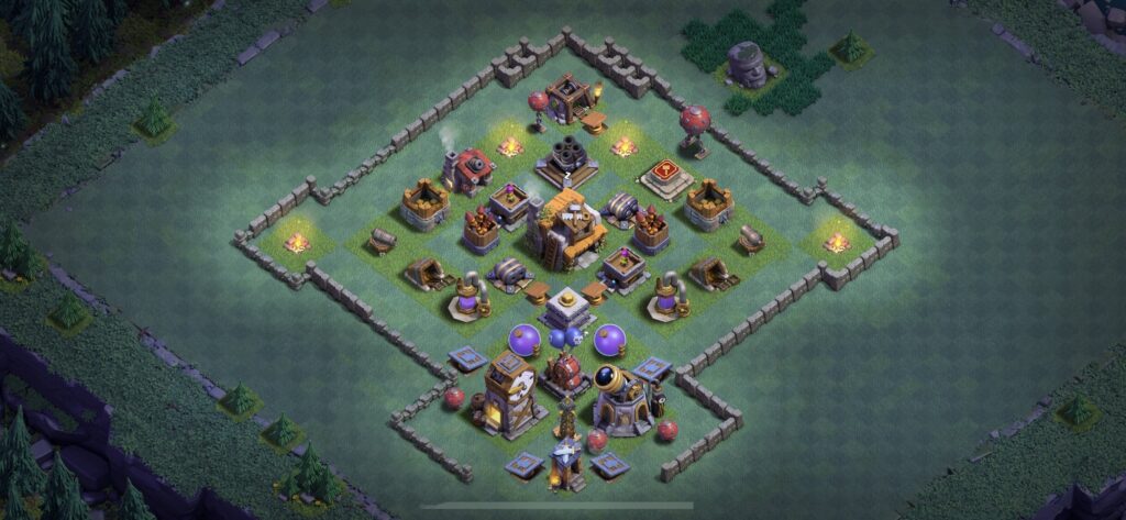 BH5 Base - Top Builder Hall 5 Base (#22) - Clash of Clans 2025