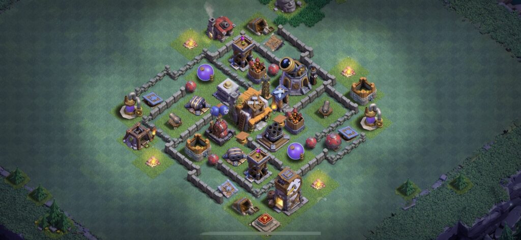 BH5 Base - Top Builder Hall 5 Base (#28) - Clash of Clans 2025