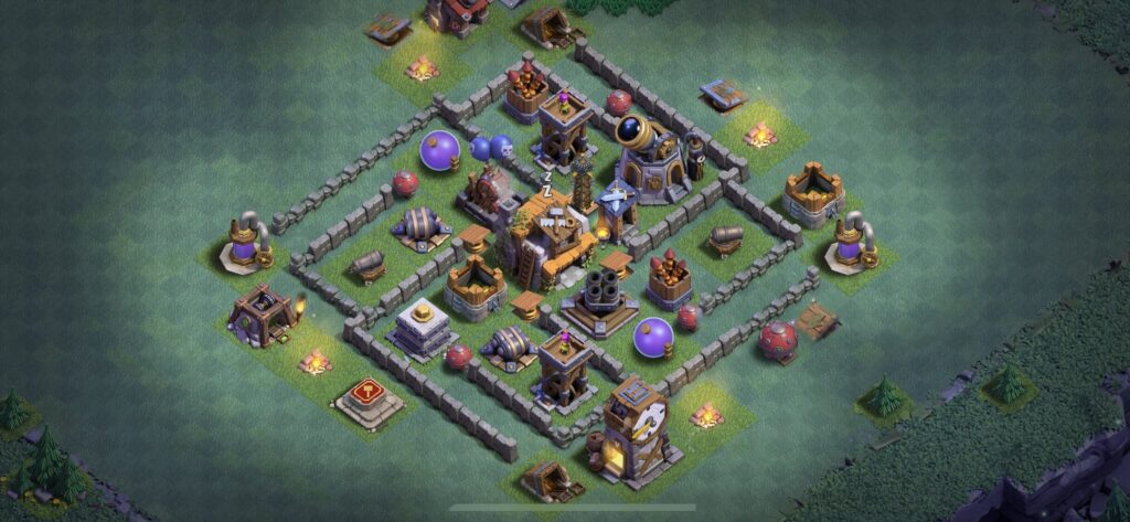 BH5 Base - Top Builder Hall 5 Base (#29) - Clash of Clans 2025