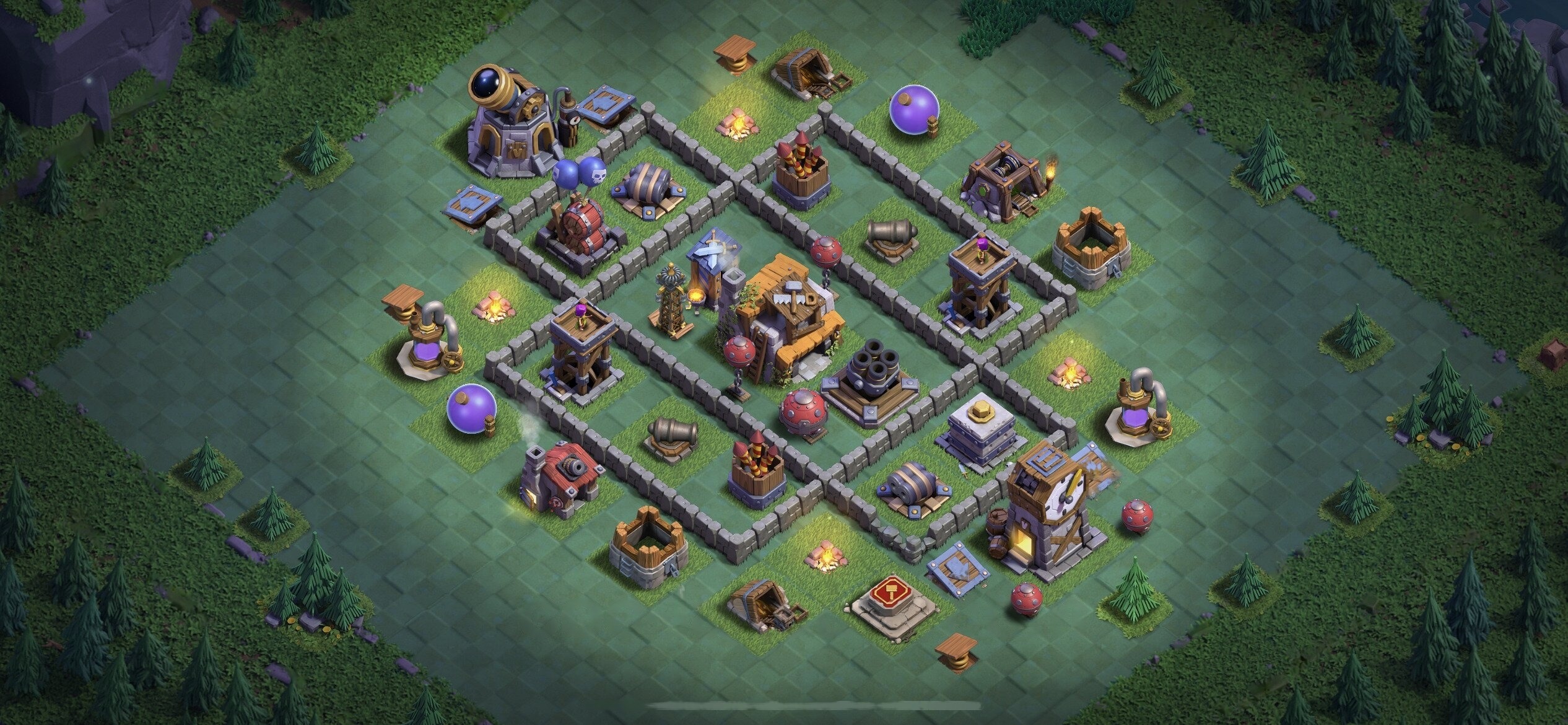 BH5 Base - Top Builder Hall 5 Base (#32) - Clash of Clans 2025
