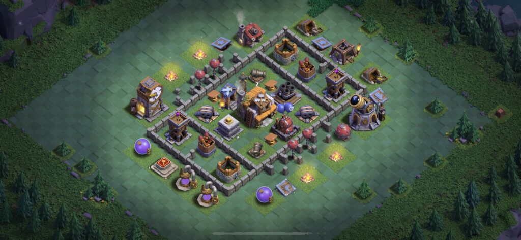 BH5 Base - Top Builder Hall 5 Base (#36) - Clash of Clans 2025