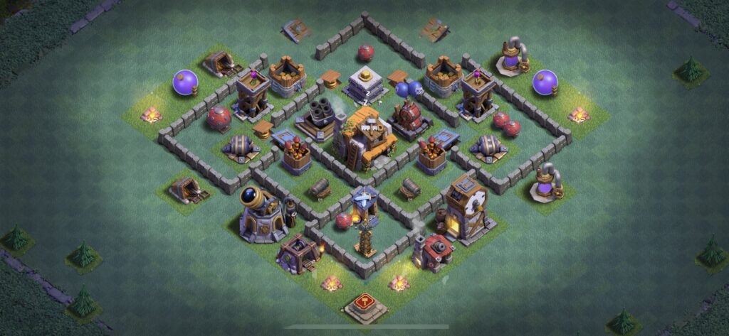 BH5 Base - Top Builder Hall 5 Base (#4) - Clash of Clans 2025